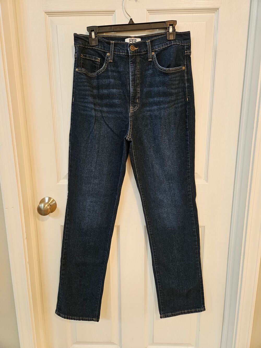 Robert Rodriguez Jeans Womens 10/30 High Rise Slim Straight Dark Wash Stretch